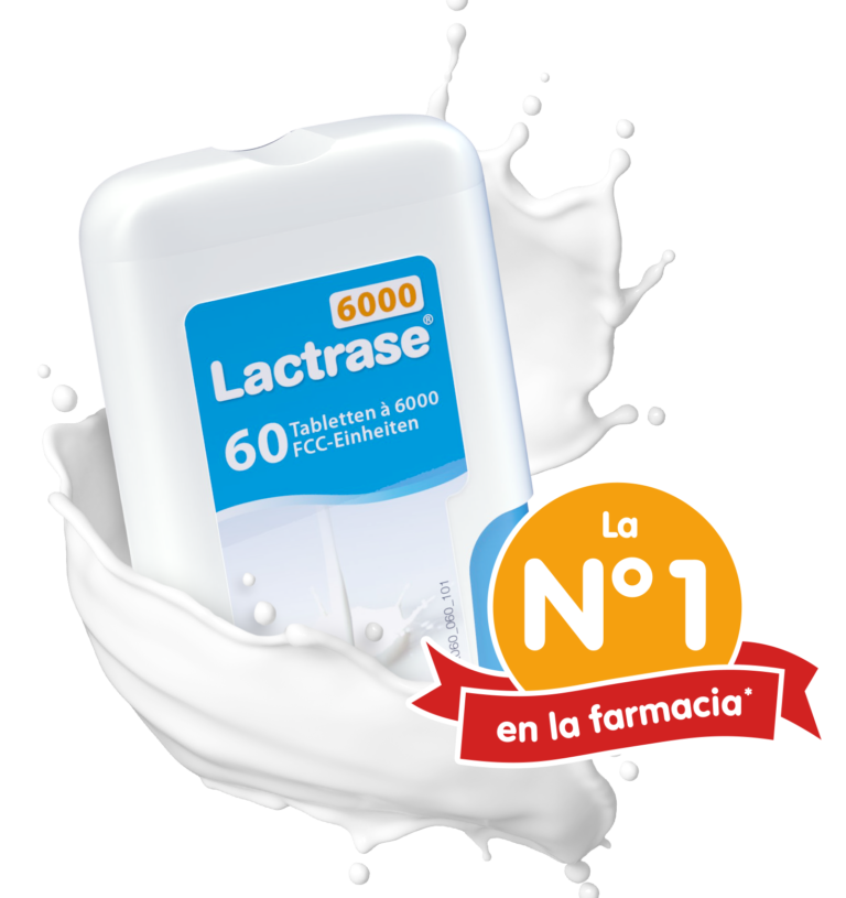 Lactrase 6000: comprimidos de lactasa para la intolerancia a la lactosa
